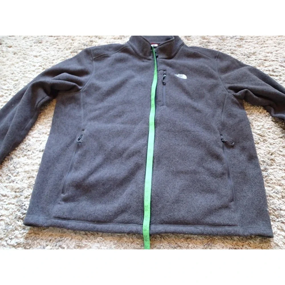 The North Face Gordon Lyons Jacket Mens XXL Gray Excellent‎ Full Zip Fleece
